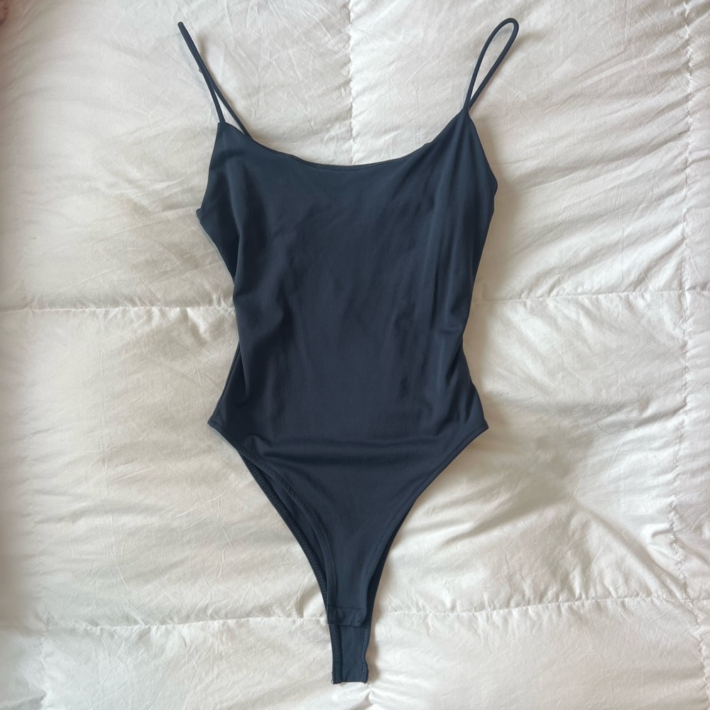 ZARA NAVY BLUE STRAP BODYSUIT